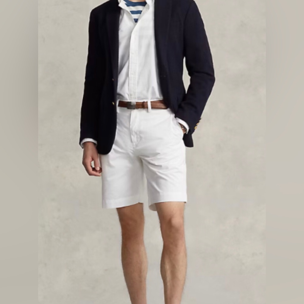 Ralph Lauren Polo shorts on White Fabric